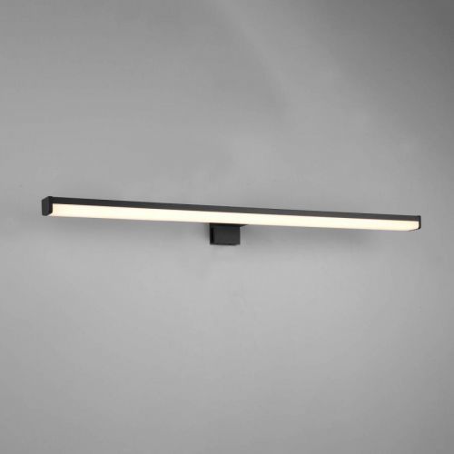 Trio Lighting LED nástěnné světlo Lino, černá matná/bílá, Koupelna, hliník, plast, 11.5W, L: 60 cm, K: 6cm