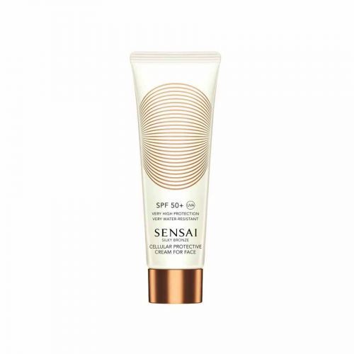 SENSAI Silky Bronze Cellular Protective Cream For Face SPF 50+ Krém Na Opalování