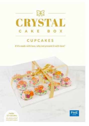 Průhledná krabice na cupcakes 12ks, 10 x 27 x 34 cm - PME