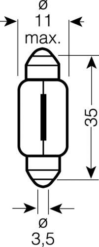 OSRAM 12V C5W (SV8,5-8) 5W standard (10ks),OSRAM 12V C5W (SV8,5-8) 5W standard (10ks)