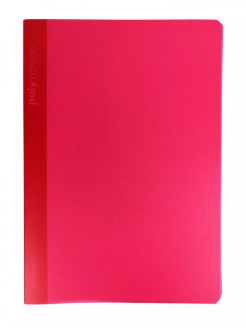 Ambar Sešit Polymotion pink, A4, 48 listů, čtverečkovaný