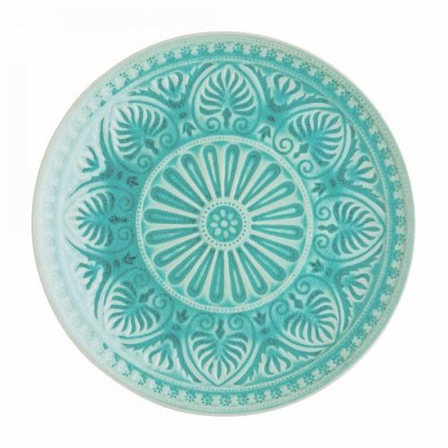 SUMATRA Talíř 31 cm - tyrkysová