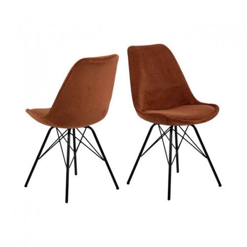 ACTONA Jídelní židle – oranžová / set 2 ks
