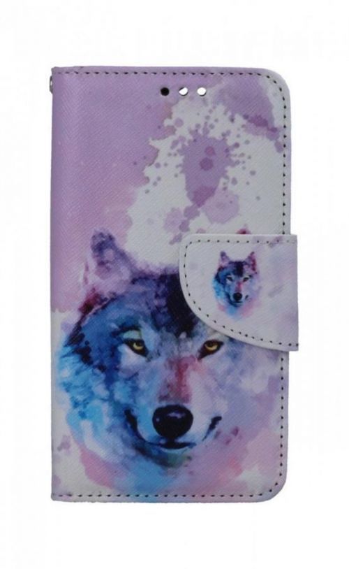 Pouzdro TopQ iPhone 13 mini knížkové Polární vlk 66421