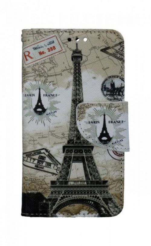 Pouzdro TopQ iPhone 13 mini knížkové Paris 2 66420