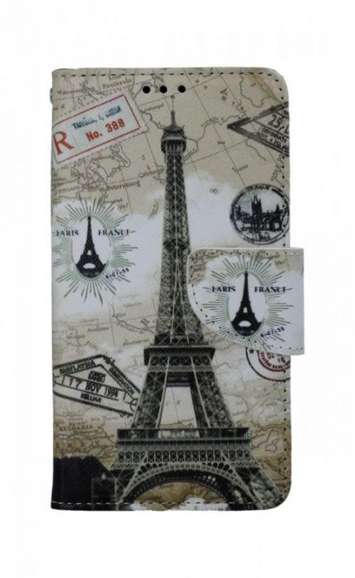 Pouzdro TopQ iPhone 13 knížkové Paris 2 66348