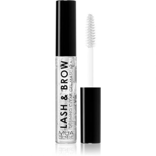MUA Makeup Academy Lash & Brow transparentní řasenka na řasy a obočí 7 g