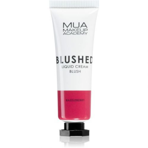 MUA Makeup Academy Blushed tekutá tvářenka odstín Razzleberry 10 ml