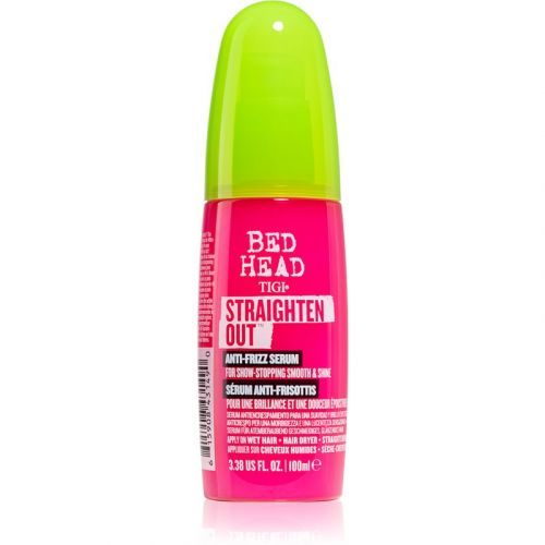 TIGI Bed Head Straighten Out uhlazující sérum pro lesk a hebkost vlasů 100 ml