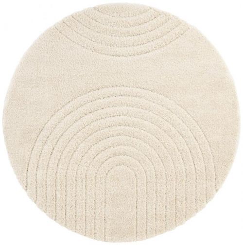 Mint Rugs - Hanse Home koberce Kusový koberec Norwalk 105104 cream kruh - 160x160 (průměr) kruh cm Bílá