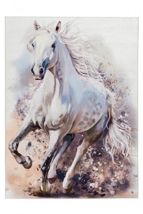 Obsession koberce Dětský kusový koberec Torino kids 235 WHITE HORSE - 80x120 cm Vícebarevná