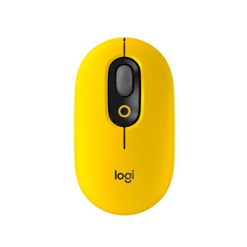 Bezdrátová myš Logitech POP Mouse Blast, žlutá