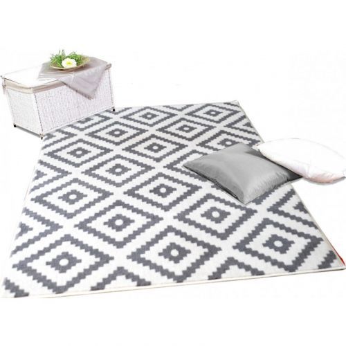 Koberce Kusový koberec Hevus bílá s šedou - 120 x 160 cm