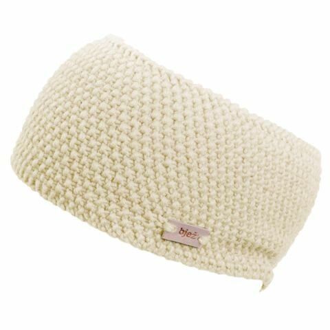 Čelenka Bjež pletená merino čelenka Barva: bílá