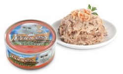 PRINCESS PREMIUM Classic 170g : Kuře, tuňák s rýží a krabí tyčin