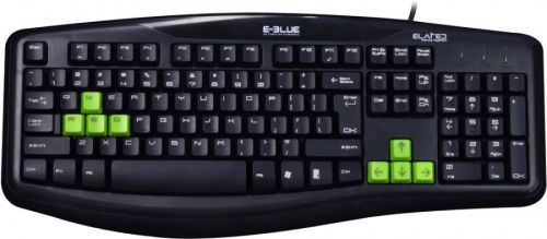 E-blue klávesnice Klávesnice Elated, Us, herní