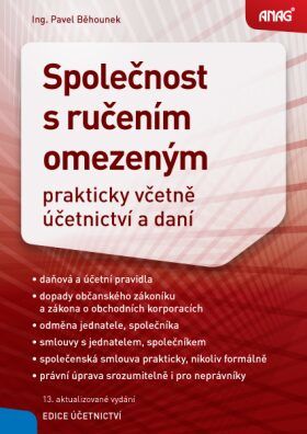 ANAG Společnost s ručením omezeným – prakticky včetně účetnictví a daní - Pavel Běhounek