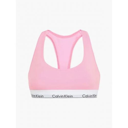Sportovní podprsenka F3785E - TOE - Pastelově růžová - Calvin Klein - S - pastelově růžová