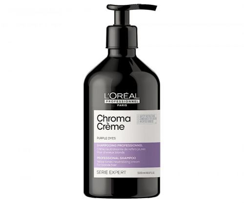 Šampon pro neutralizaci žlutých tónů Loréal Professionnel Serie Expert Chroma Créme - 500 ml - L’Oréal Professionnel + DÁREK ZDARMA