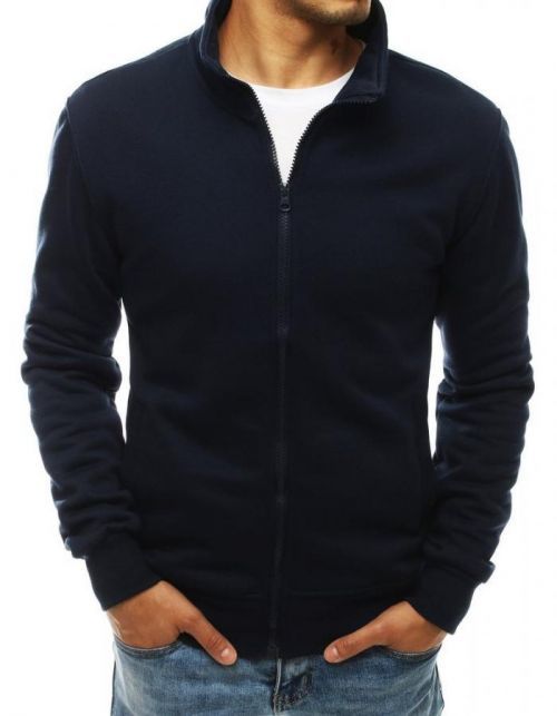 Dstreet Pánská rozepínací mikina Rynp tmavě modrá  BX4567 29661