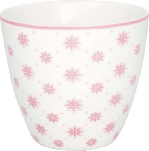 Růžový porcelánový šálek Green Gate Laurie, 300 ml