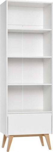 Bílá dětská knihovna Pinio Swing, 65 x 200 cm