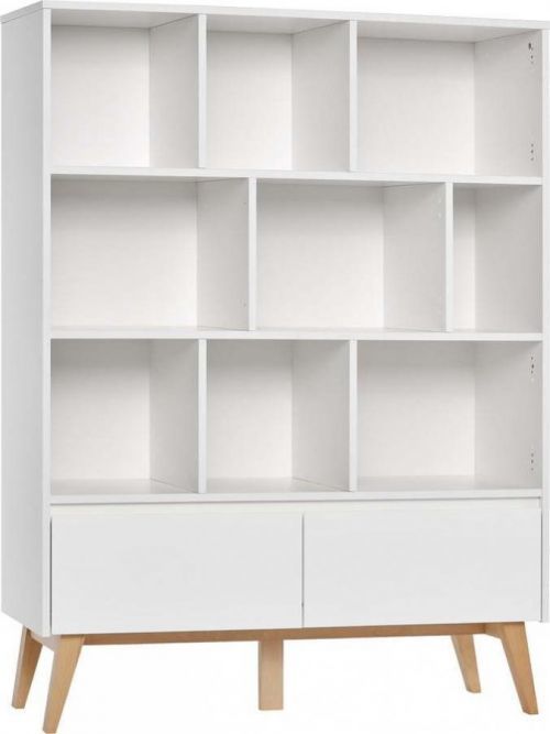 Bílá dětská knihovna Pinio Swing, 120 x 160 cm