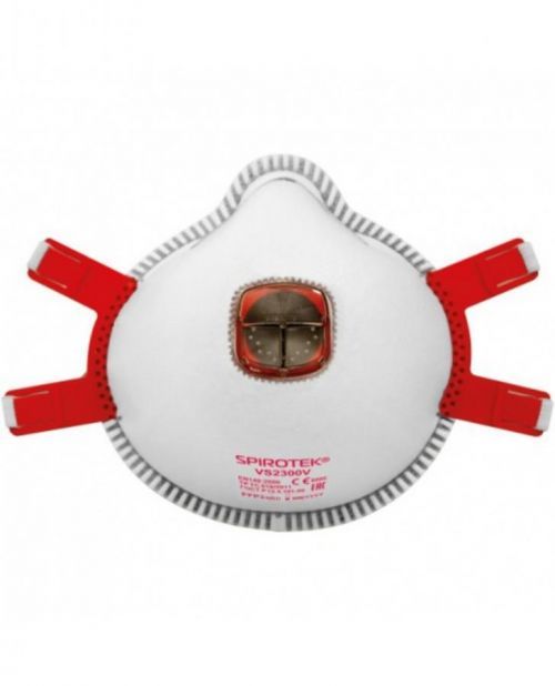 SPIROTEK VS2300V FFP3 tvarovaný s ventilkem Respirátor 10 kusů