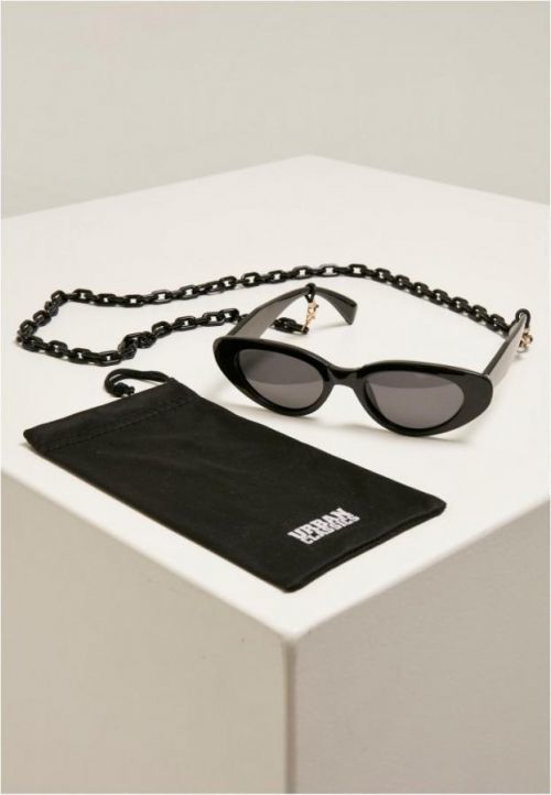 Sunglasses Puerto Rico With Chain - black