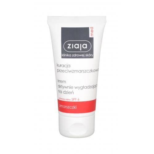 Ziaja Med Anti-Wrinkle Treatment Smoothing Day Cream vyhlazující denní krém SPF6 50 ml pro ženy