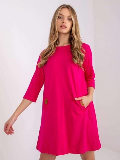 FUCHSIOVÉ VOLNÉ MINIŠATY DALENNE S KAPSAMI RV-SK-6274.36P-FUKCHSIA PINK Velikost: S/M