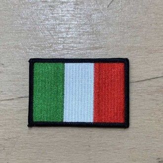 Workout Nášivka italské vlajky se suchým zipem 7 x 5 cm WOR279