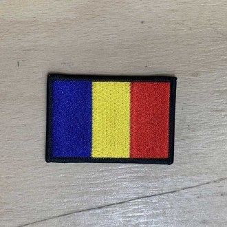 Workout Nášivka rumunské vlajky se suchým zipem 7 x 5 cm WOR280
