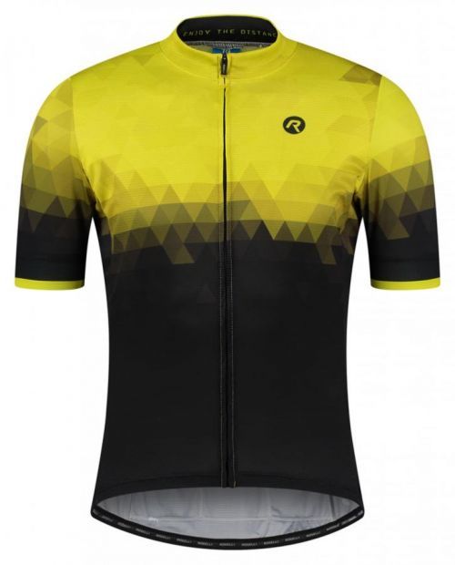 SPHERE, cyklistický dres kr. rukáv, černá-reflexní žlutá 2XL