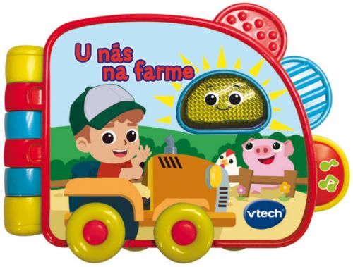 ME 80502069 Vtech knížka SK - U nás na farme - poškozený obal