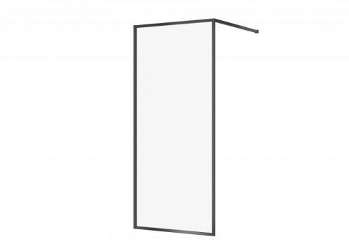 CERSANIT Sprchový kout WALK-IN LARGA ČERNÉ 90X200 TRANSPARENT SKLO S932-138