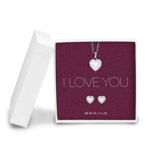 Bering Dárková sada náhrdelník + naušnice Bering Arctic Symphony 428-712-Silver