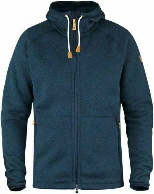 Fjällräven Outdoorová mikina Övik Fleece Navy L