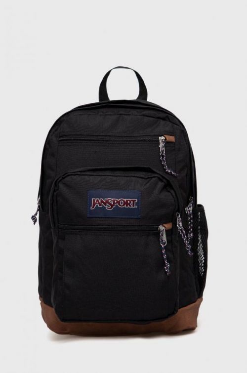 Batoh Jansport černá barva, velký, s aplikací