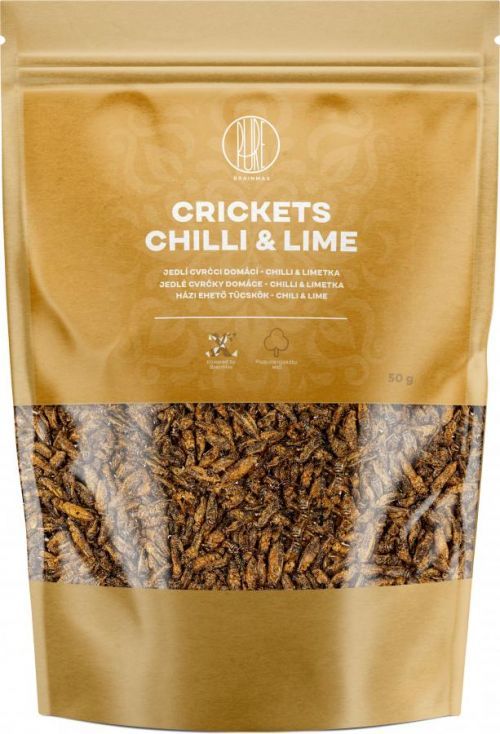 BrainMax Pure Crickets - chili & lime, 50g