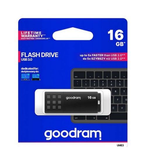 Flash disk GOODRAM UME3 16GB černý 68810