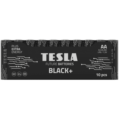 TESLA BLACK+ Alkalická baterie AA 10ks