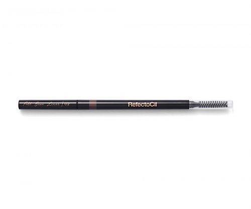 Voděodolná tužka na obočí s kartáčkem RefectoCil Full Brow Liner - 02, středně hnědá (2452) + DÁREK ZDARMA
