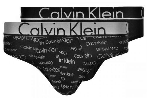 Slipy Calvin Klein U8642A Černá (2 balení) Barva: Černá, Velikost: M