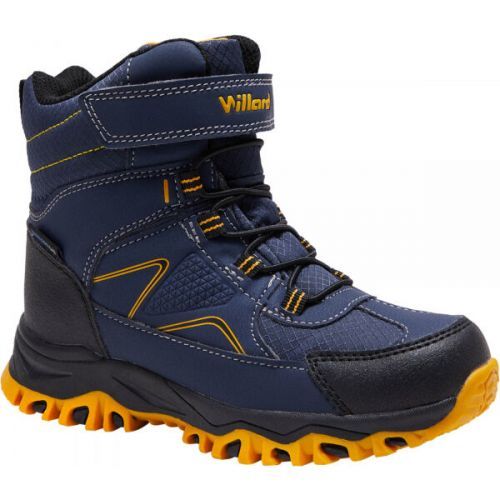 Willard CLASH WP Tmavě modrá 34 - Dětská zimní obuv