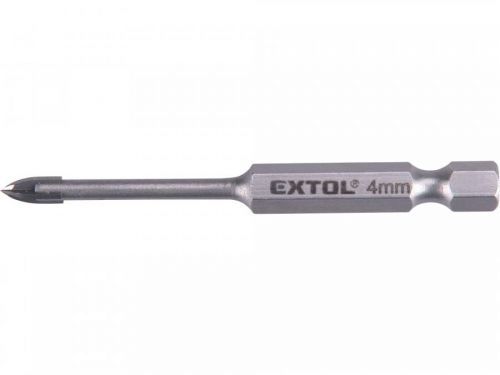 Vrták na sklo a keramiku karbidový, O 4mm EXTOL-PREMIUM