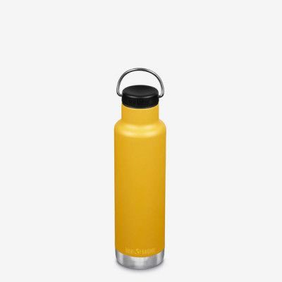 Nerezová termolahev Klean Kanteen Insulated Classic w/Loop Cap - marigold 592 ml