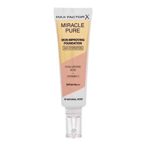 Max Factor Miracle Pure Skin-Improving Foundation SPF30 30 ml pečující hydratační make-up pro ženy 50 Natural Rose