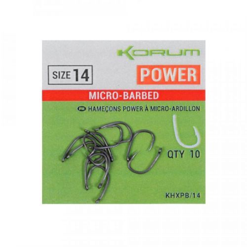 Korum Háčky Xpert Power Hooks 10ks - vel.10