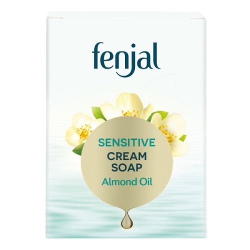 Fenjal Sensitive Cream Soap 100g krémové mýdlo s blahodárným přírodním mandlovým olejem a aloe vera  100 g